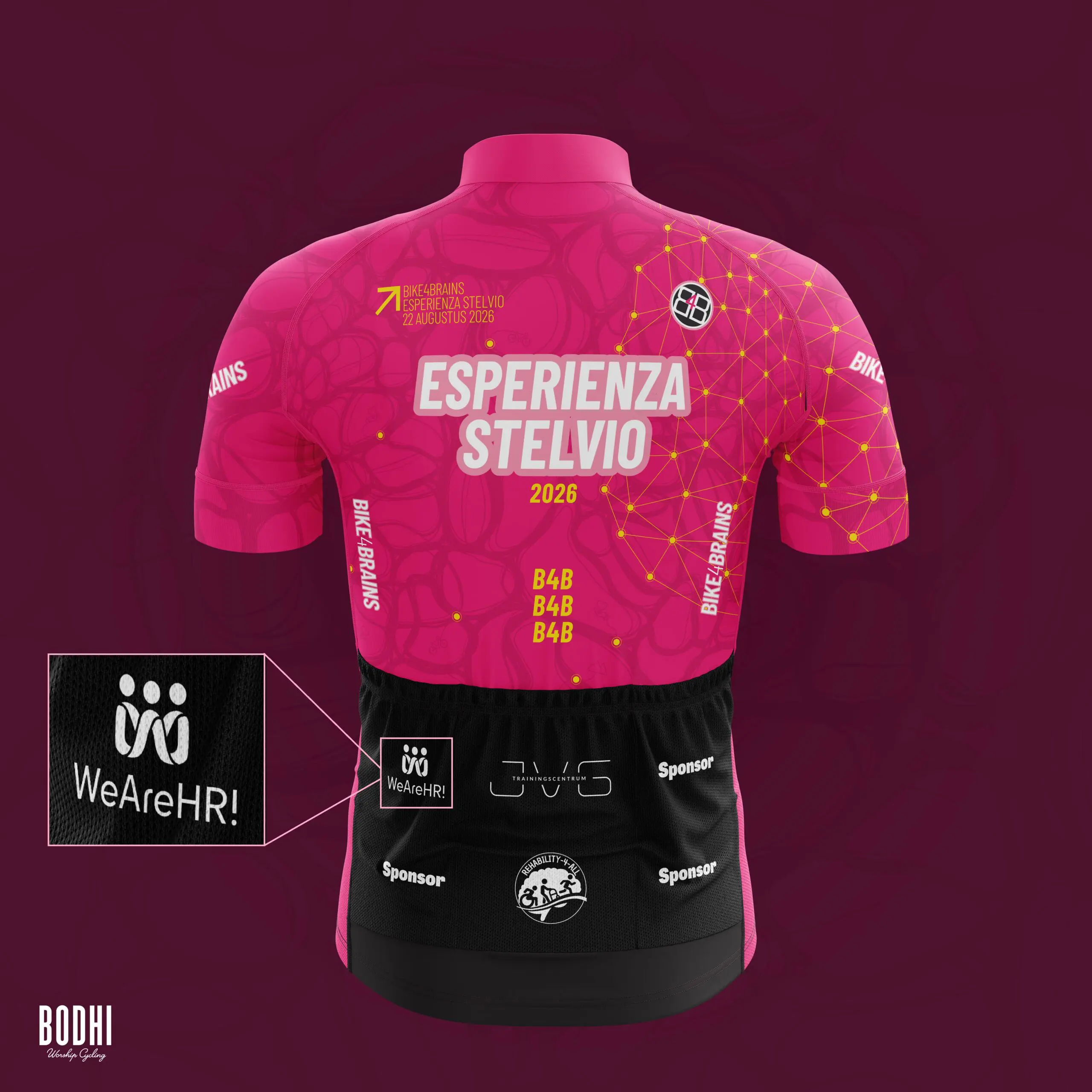 WeAreHR! sponsort Bike4Brains, Stelvio